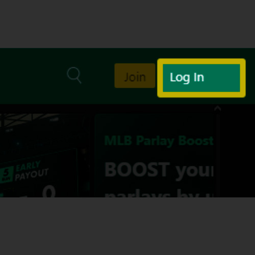 Click the "Log in" button at Bet365