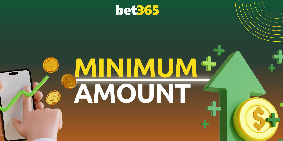 The minimum amount to withdraw money on the Bet365 website