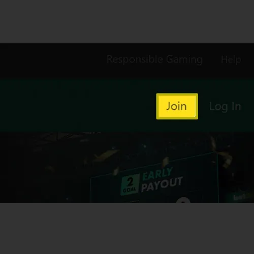 Open the registration form at Bet365